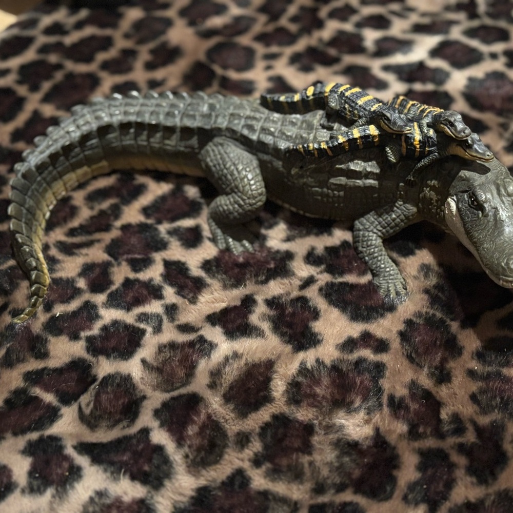 Reptile Toy Set - Green and Yellow